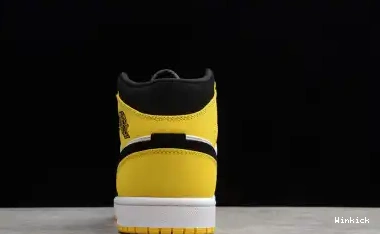 071 TOE JORDAN AIR 1 WHITE YELLOW 852542 BLACK 0531